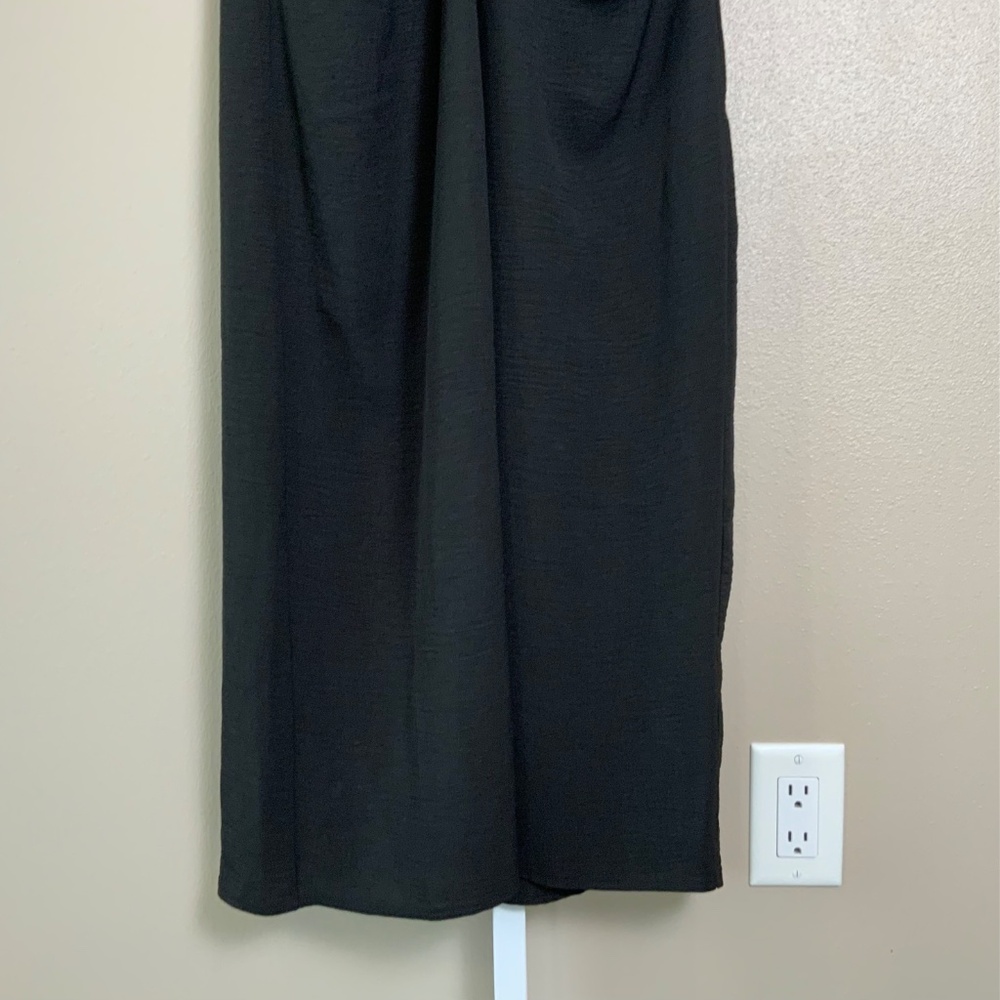 ZARA Flowy Gathered Dress - Picture 11 of 16